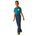 Navy - Lifestyle - Regatta Childrens-Kids Sorcer VI Hiking Trousers