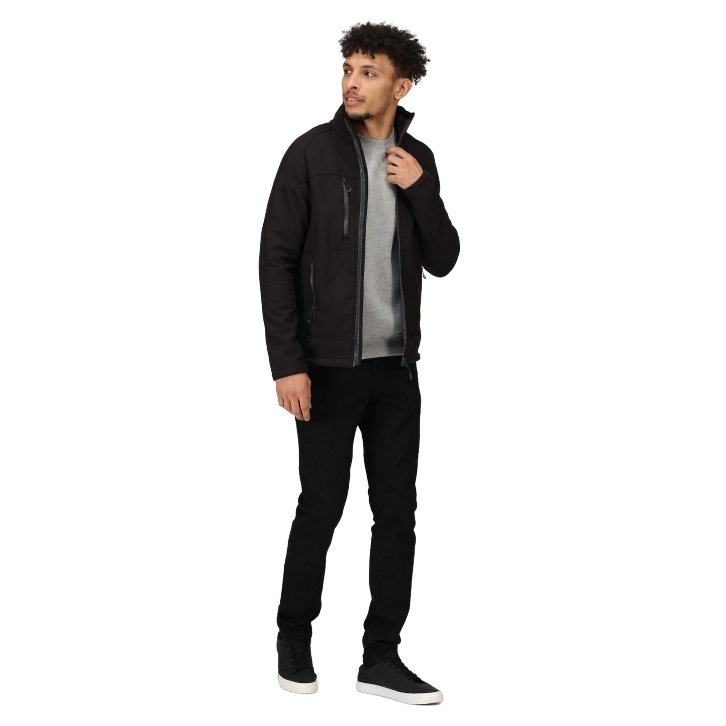 Black - Pack Shot - Regatta Professional Mens Soft Shell Jacket