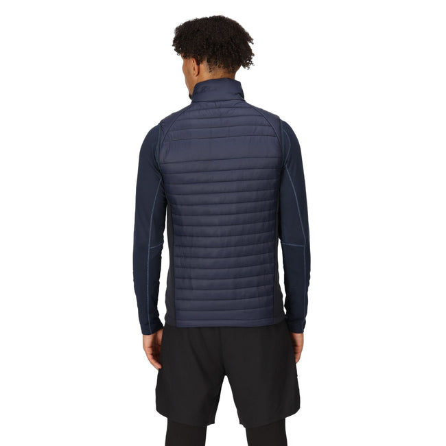 Navy-French Blue - Lifestyle - Regatta Professional Mens Quilted Hybrid Gilet