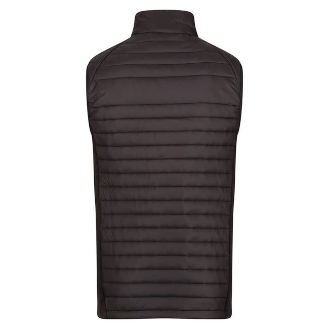 Black-Classic Red - Back - Regatta Professional Mens Quilted Hybrid Gilet