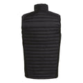 Black-Orange Pop - Back - Regatta Professional Mens Quilted Hybrid Gilet