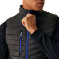 Black-New Royal - Side - Regatta Professional Mens Quilted Hybrid Gilet