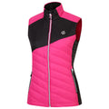 Pure Pink-Black - Side - Dare 2B Womens-Ladies Ascending Gilet