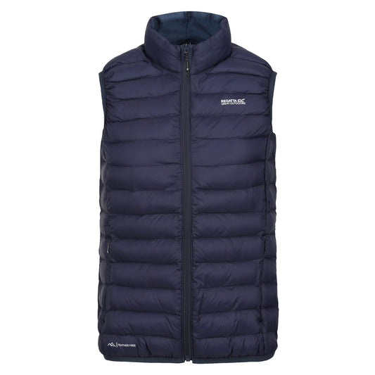 Navy-Sea Haze - Front - Regatta Womens-Ladies Marizion Gilet