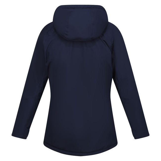 Navy - Back - Regatta Womens-Ladies Sanda III Waterproof Jacket