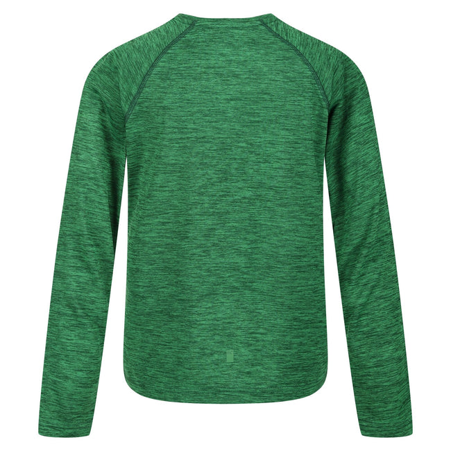 Field Green - Back - Regatta Childrens-Kids Burnlee Roam Free Graphic Print Marl T-Shirt