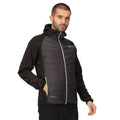 Ash-Black - Pack Shot - Regatta Mens Andreson VIII Hybrid Jacket