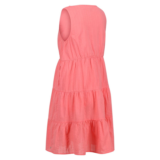 Peach Bloom - Lifestyle - Regatta Womens-Ladies Zariah Tiered Casual Dress