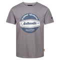 Rock Grey Marl - Front - Regatta Professional Mens Cotton T-Shirt