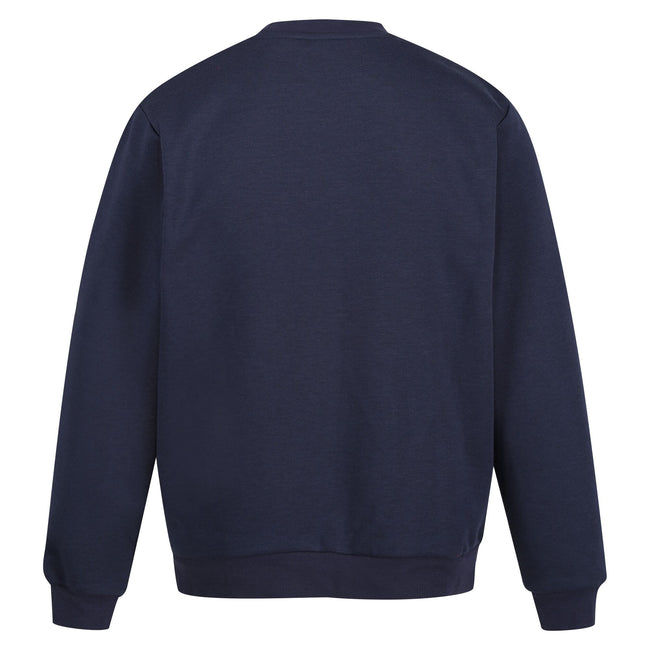Navy - Back - Regatta Professional Mens Crew Neck Sweatshirt