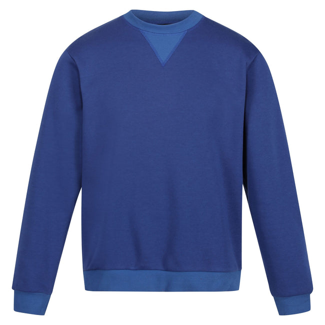 New Royal - Front - Regatta Professional Mens Crew Neck Sweatshirt