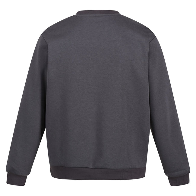 Seal Grey - Back - Regatta Professional Mens Crew Neck Sweatshirt