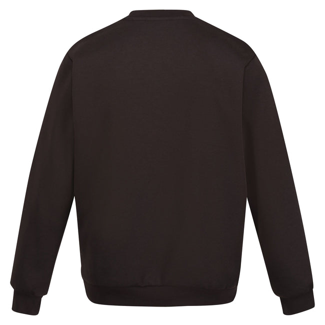 Black - Back - Regatta Professional Mens Crew Neck Sweatshirt