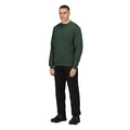 Dark Green - Side - Regatta Professional Mens Crew Neck Sweatshirt