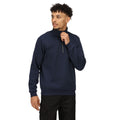 Navy - Side - Regatta Professional Mens Quarter Zip Sweatshirt