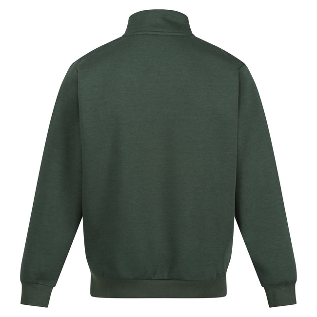 Dark Green - Back - Regatta Professional Mens Quarter Zip Sweatshirt