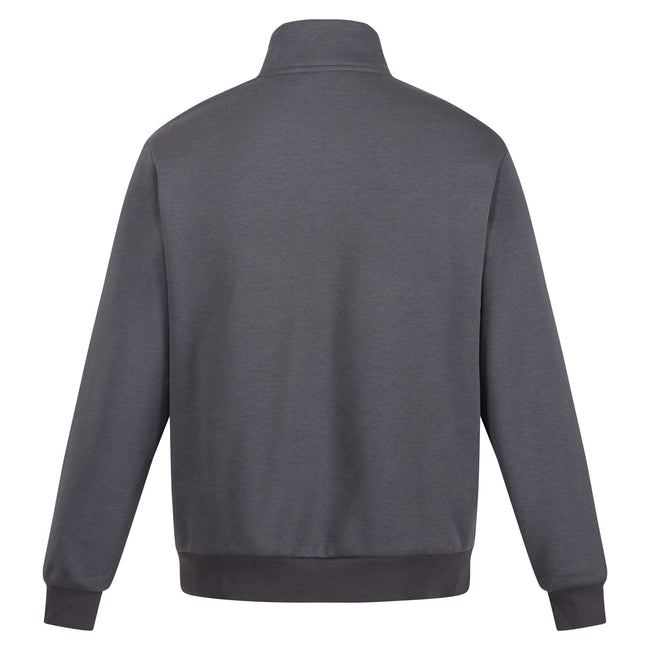 Seal Grey - Back - Regatta Professional Mens Quarter Zip Sweatshirt