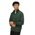 Dark Green - Side - Regatta Mens Pro Quarter Zip Sweatshirt