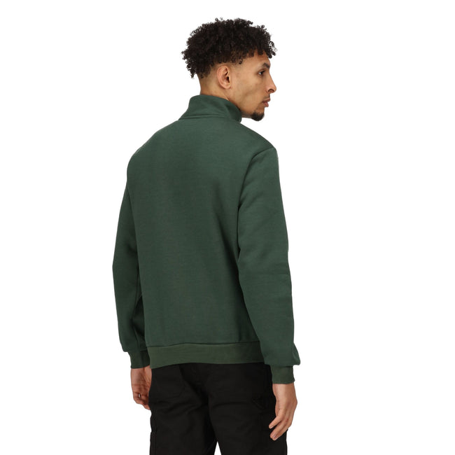 Dark Green - Lifestyle - Regatta Professional Mens Quarter Zip Sweatshirt
