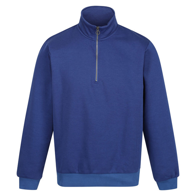 New Royal - Front - Regatta Professional Mens Quarter Zip Sweatshirt