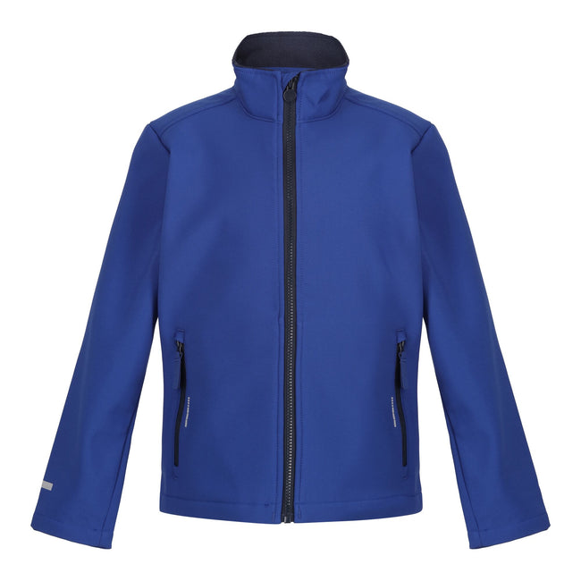 New Royal-Navy - Front - Regatta Professional Childrens-Kids 2 Layer Soft Shell Jacket