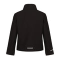 Black - Back - Regatta Professional Childrens-Kids 2 Layer Soft Shell Jacket