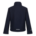 Navy - Back - Regatta Professional Childrens-Kids 2 Layer Soft Shell Jacket