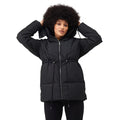 Black - Lifestyle - Regatta Womens-Ladies Rurie Baffled Padded Jacket