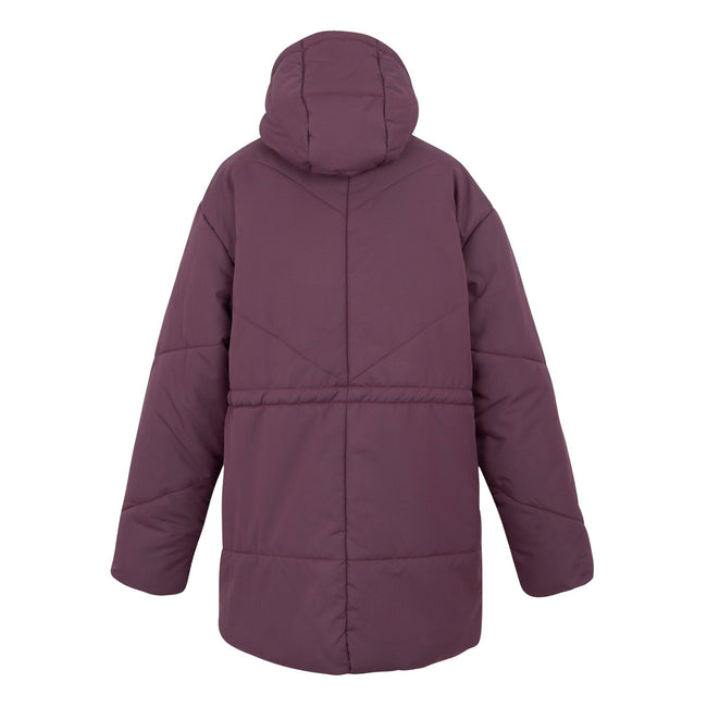 Deep Plum - Back - Regatta Womens-Ladies Rurie Baffled Padded Jacket