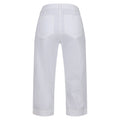 White - Back - Regatta Womens-Ladies Bayla Cropped Trousers