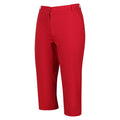 Miami Red - Side - Regatta Womens-Ladies Bayla Cropped Trousers