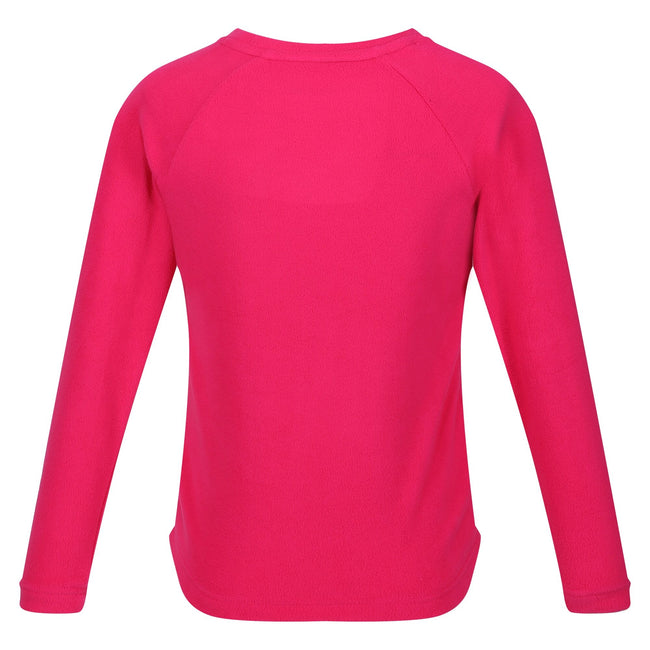 Pink Potion - Back - Regatta Childrens-Kids Thermal Base Layer Top