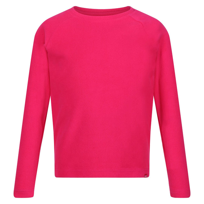 Pink Potion - Front - Regatta Childrens-Kids Thermal Base Layer Top