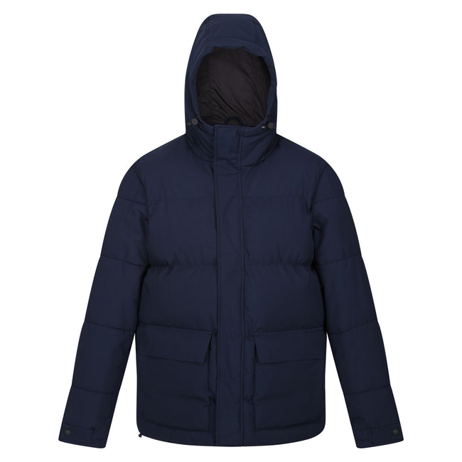 Navy - Front - Regatta Mens Falkner Padded Jacket