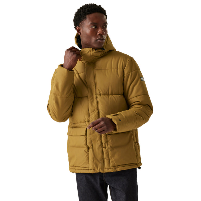 Umber - Side - Regatta Mens Falkner Padded Jacket
