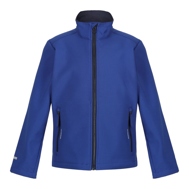 New Royal-Navy - Front - Regatta Professional Childrens-Kids 2 Layer Soft Shell Jacket