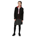Black-Classic Red - Lifestyle - Regatta Professional Childrens-Kids 2 Layer Soft Shell Jacket