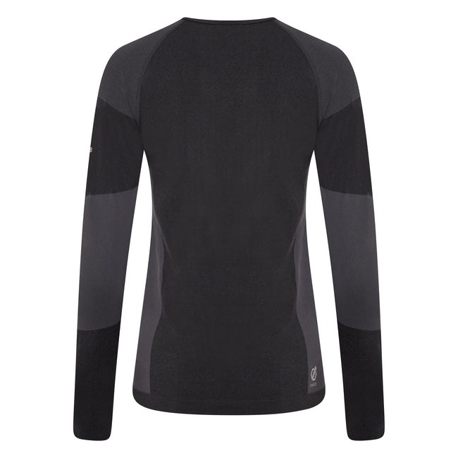 Black-Black - Side - Dare 2B Womens-Ladies In The Zone II Base Layer Set
