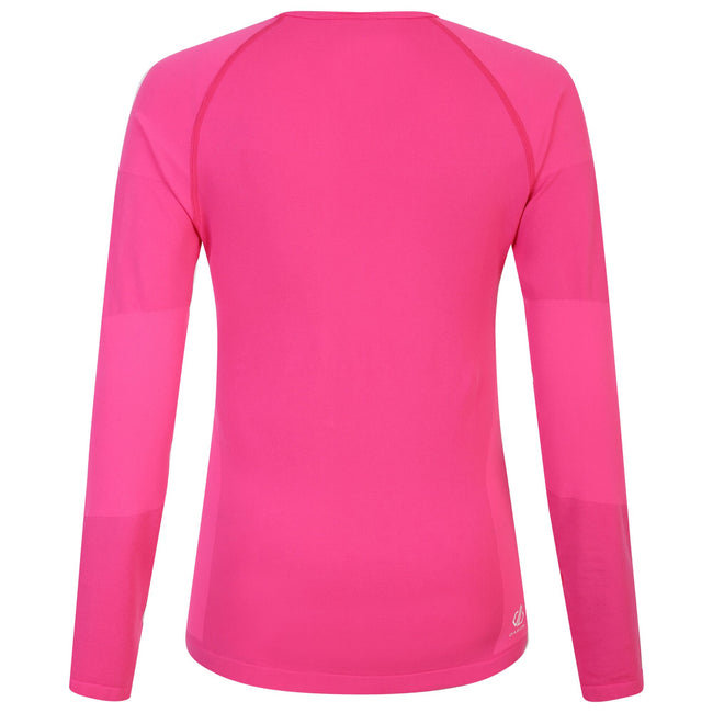 Pure Pink - Side - Dare 2B Womens-Ladies In The Zone II Base Layer Set