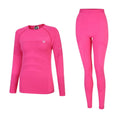 Pure Pink - Front - Dare 2B Womens-Ladies In The Zone II Base Layer Set