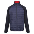 Navy-Danger Red - Front - Regatta Mens Clumber IV Hybrid Jacket