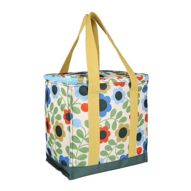 Meadow-Blue - Side - Regatta Orla Kiely 12L Floral Cool Bag
