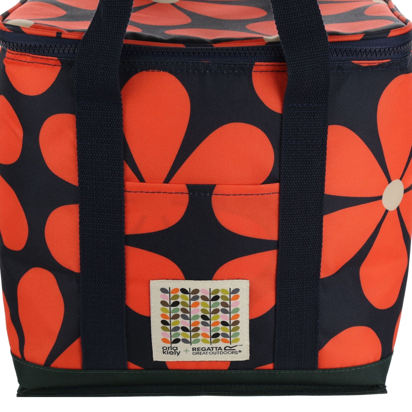 Navy - Close up - Regatta Orla 12L Daisy Cooler Bag