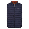 Navy-Danger Red - Front - Regatta Mens Marizion Quilted Gilet