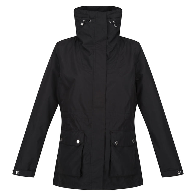 Black - Front - Regatta Womens-Ladies Novalee Raincoat