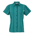 Exotic Plume - Front - Regatta Womens-Ladies Mindano VIII Checked Short-Sleeved Shirt