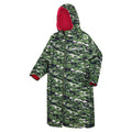 Cactus Green - Side - Regatta Unisex Adult Camouflage Oversized Changing Robe