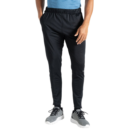 Black - Front - Dare 2B Mens Sprinted Jogging Bottoms