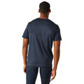 Navy - Pack Shot - Regatta Mens Fingal VIII Mountain T-Shirt