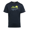 Navy - Front - Regatta Mens Fingal VIII Mountain T-Shirt